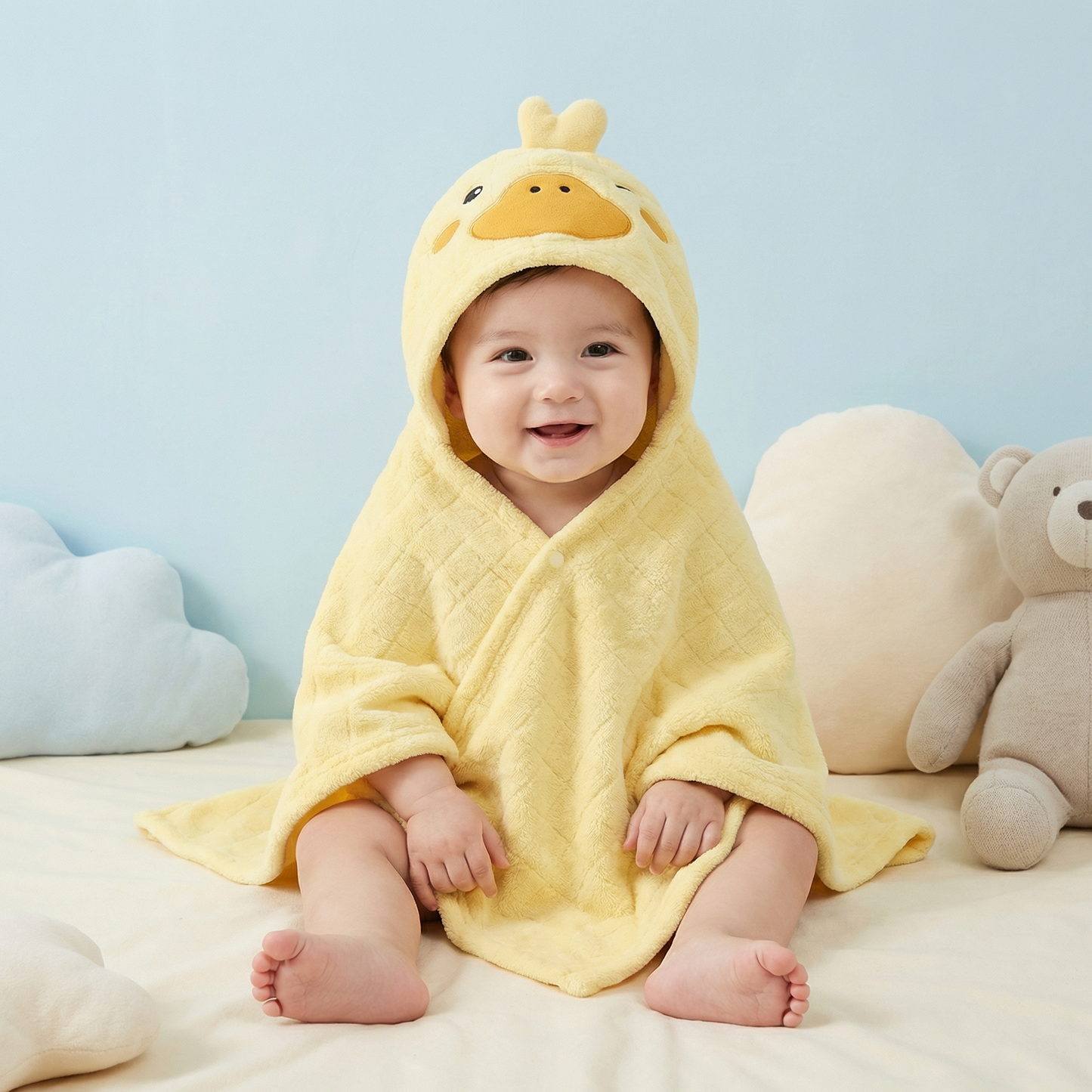 Poncho bébé style canard - Horizon Poncho