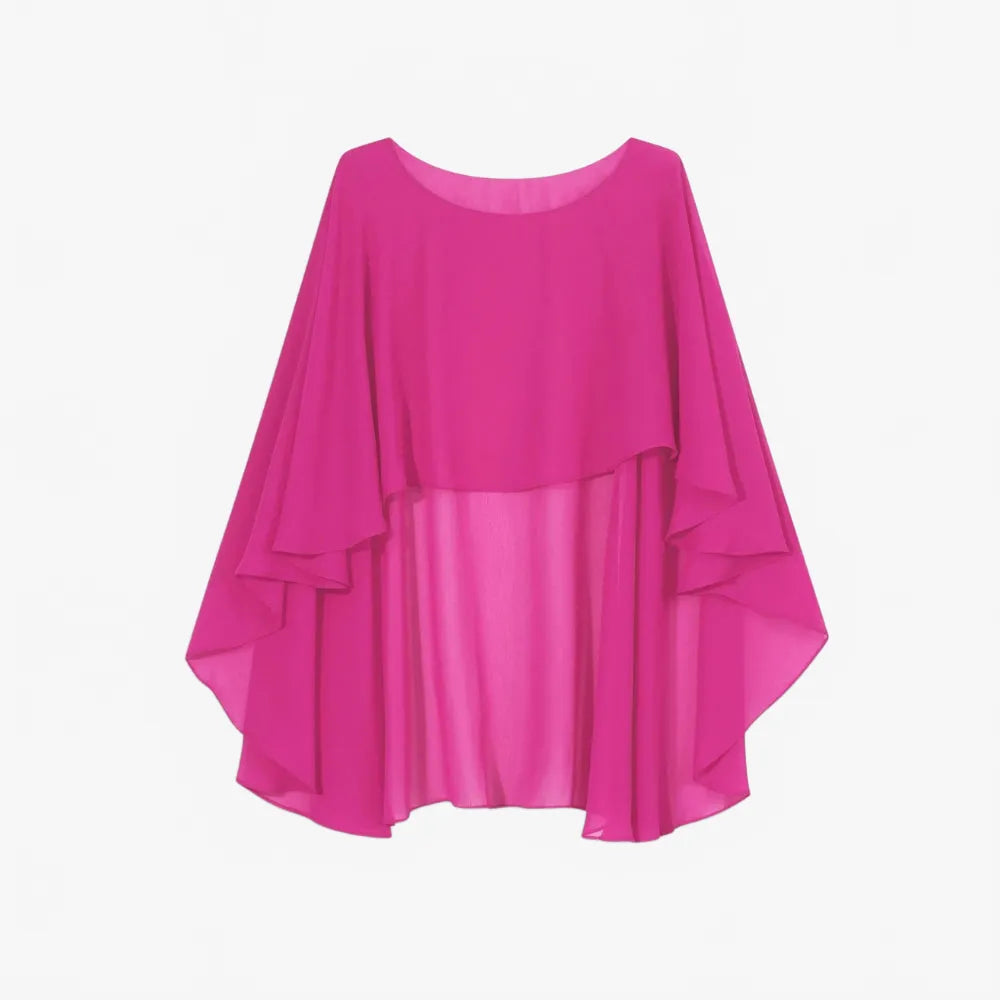 Poncho femme style crop top - Horizon Poncho