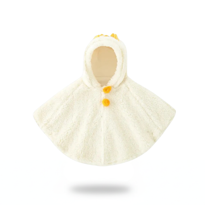 Poncho bébé motif couronne - Horizon Poncho