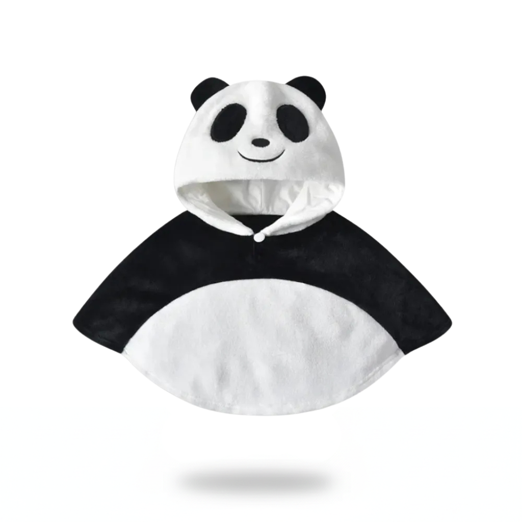 Poncho bébé style panda - Horizon Poncho