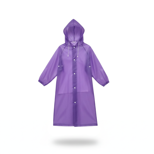 Poncho pluie violet enfant - Horizon Poncho