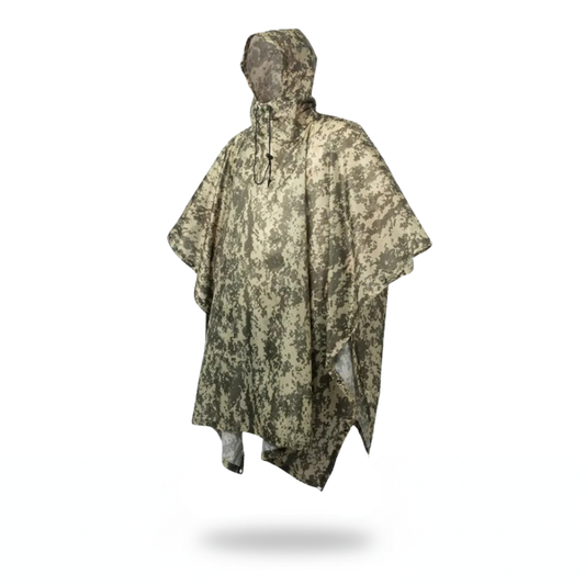 Poncho pluie randonnée vert clair - Horizon Poncho