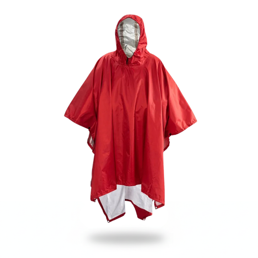 Poncho pluie rouge adulte - Horizon Poncho