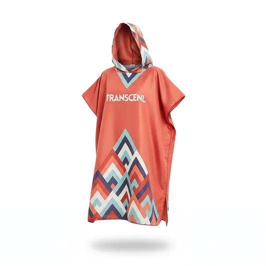 Poncho bain motif aztèques - Horizon Poncho