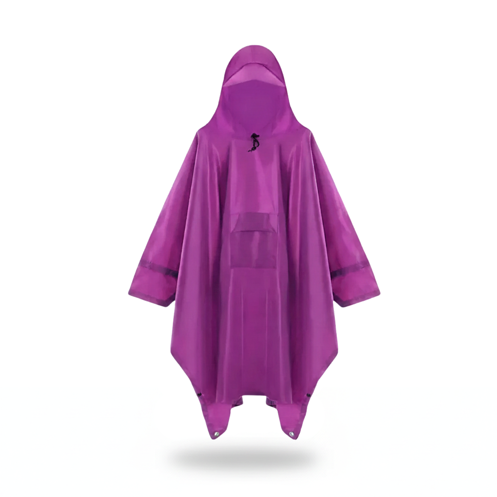 Poncho pluie femme violet - Horizon Poncho