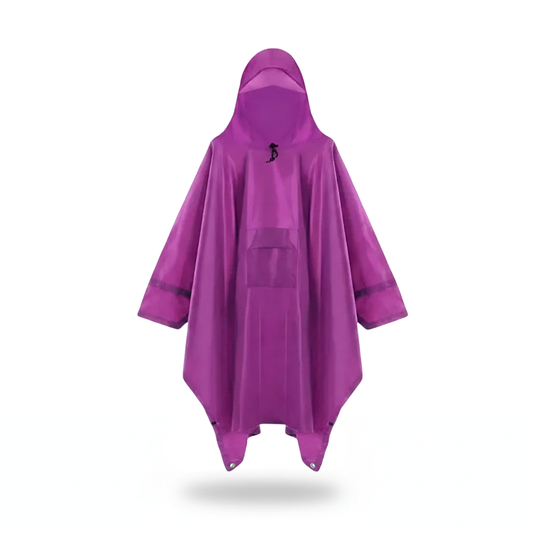 Poncho pluie femme violet - Horizon Poncho