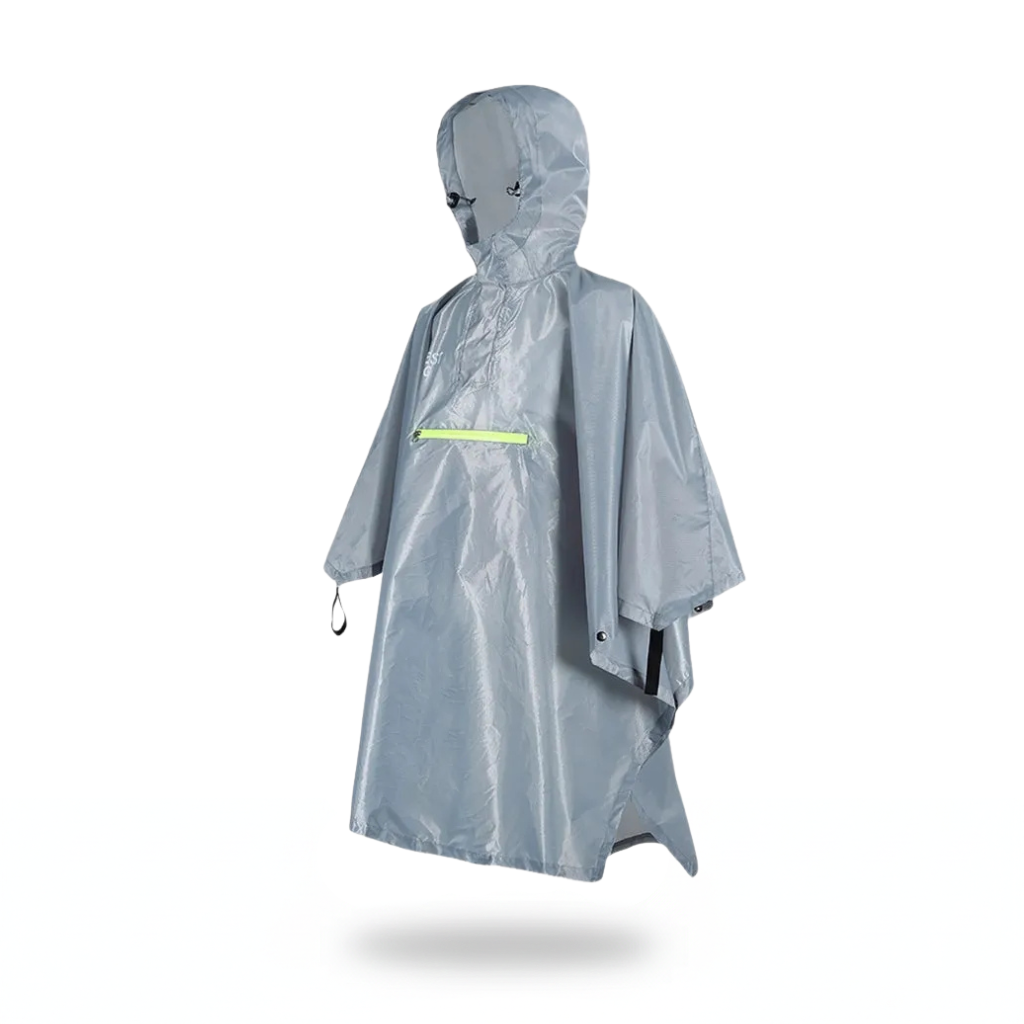 Poncho gris toutes saisons - Horizon Poncho