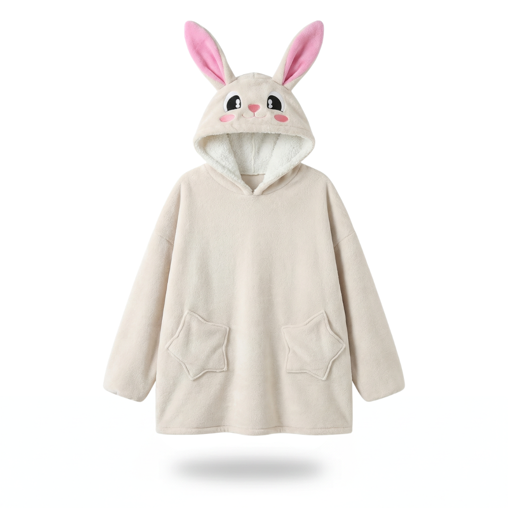 Poncho enfant motif lapin - Horizon Poncho