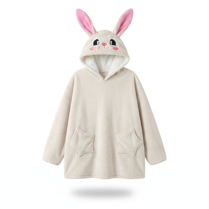 Poncho enfant motif lapin - Horizon Poncho