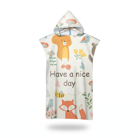 Poncho de bain enfant coloré - Horizon Poncho