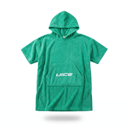 Poncho bain enfant vert - Horizon Poncho