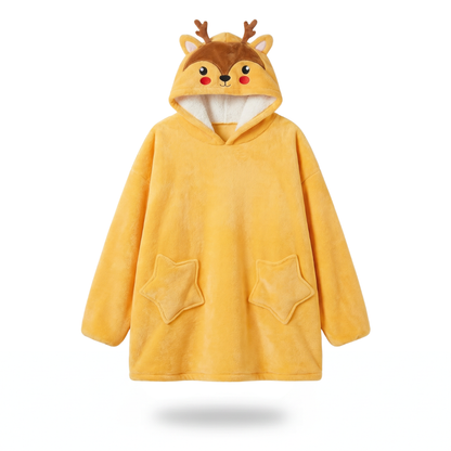Poncho enfant motif cerf - Horizon Poncho