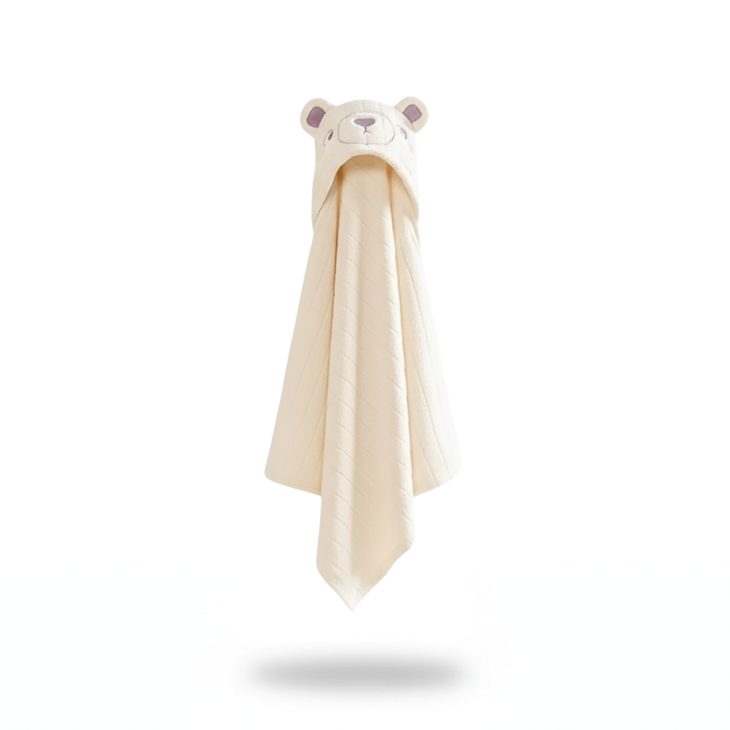 Poncho bébé style ours polaire - Horizon Poncho