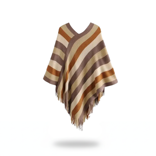 Poncho mexicain à rayures - Horizon Poncho