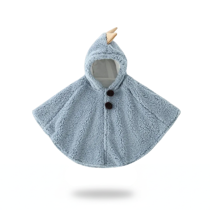 Poncho bébé style dinosaure chaud - Horizon Poncho