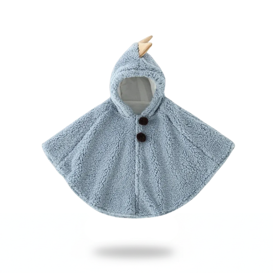 Poncho bébé style dinosaure chaud - Horizon Poncho