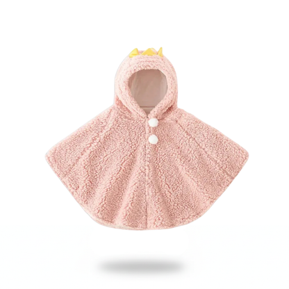 Poncho bébé motif couronne - Horizon Poncho
