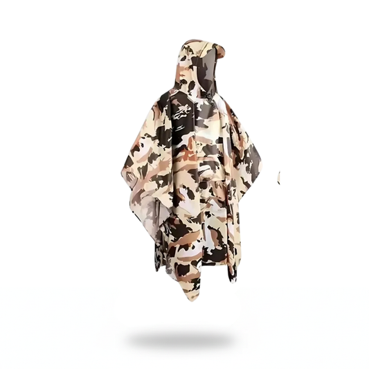 Poncho pluie randonnée camouflage - Horizon Poncho