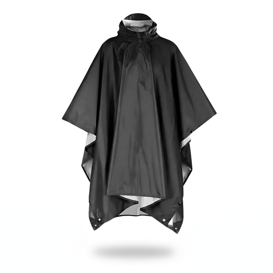 Poncho pluie randonnée noir - Horizon Poncho