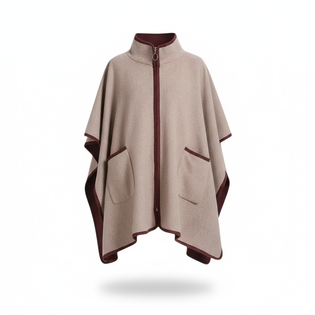 Poncho femme zippé - Horizon Poncho