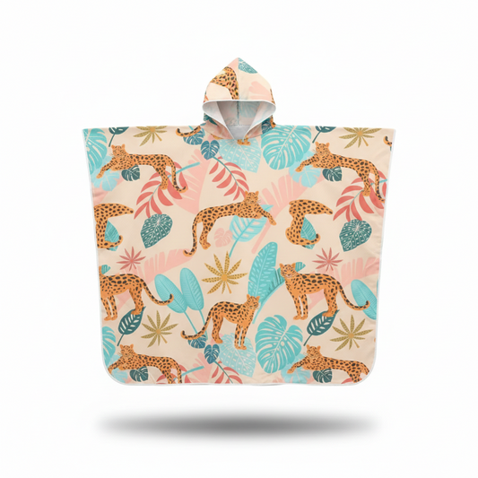 Poncho bain léopard - Horizon Poncho