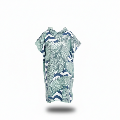 Poncho surf motif feuilles tropical - Horizon Poncho