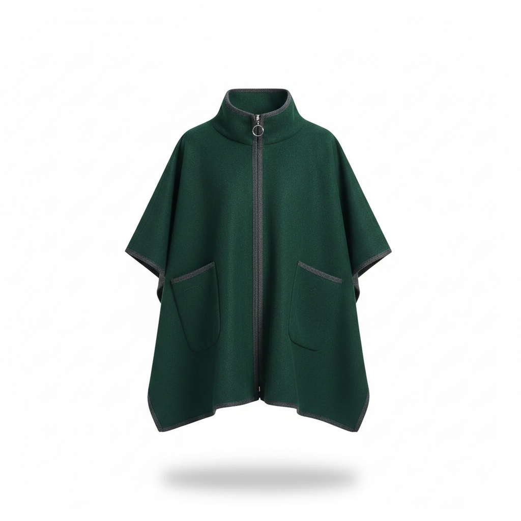 Poncho femme zippé - Horizon Poncho