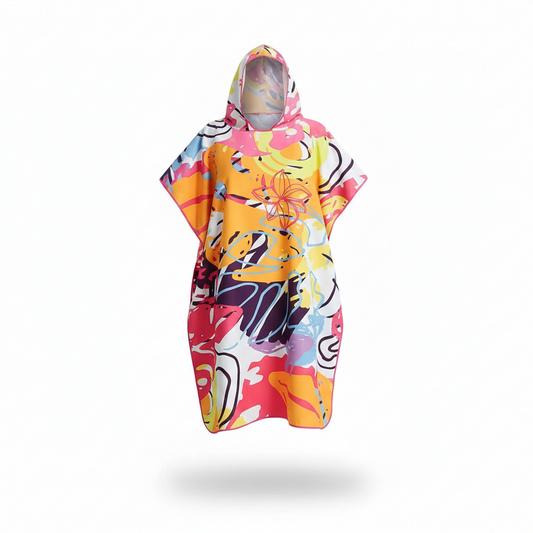Poncho bain multicolore - Horizon Poncho
