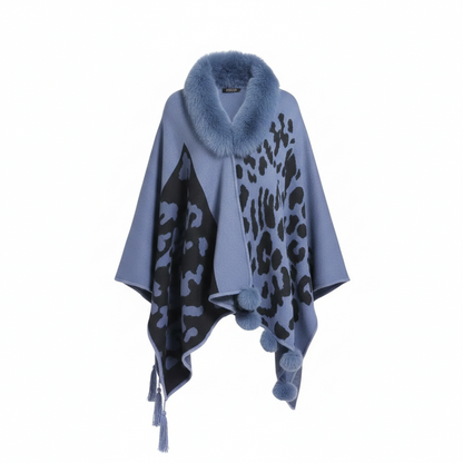 Poncho femme imprimé léopard - Horizon Poncho