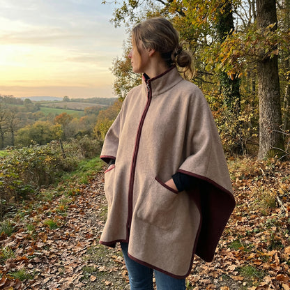 Poncho femme zippé - Horizon Poncho