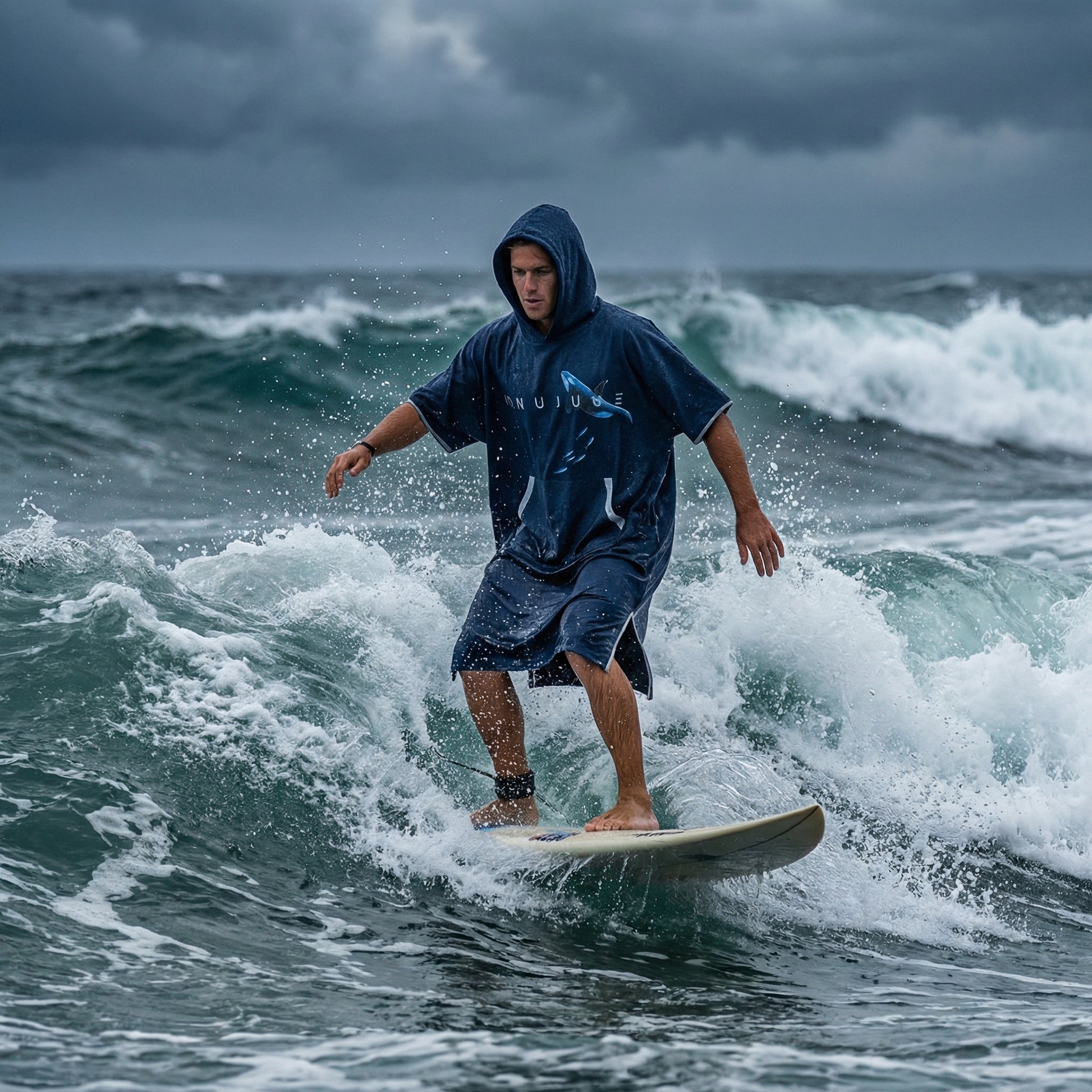 Poncho surf manches longues - Horizon Poncho