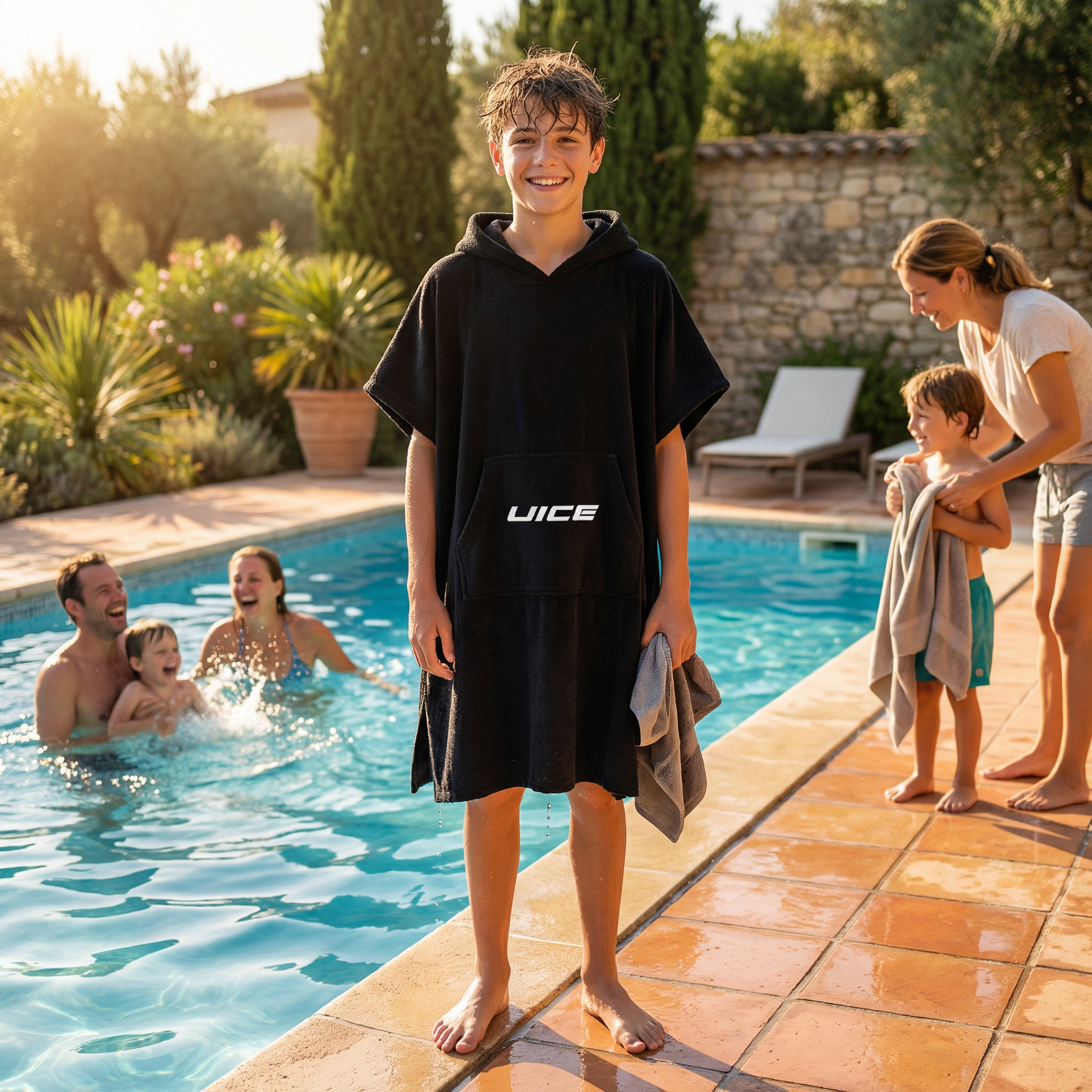 Poncho enfant panda - Horizon Poncho