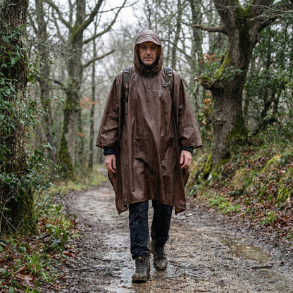 Poncho pluie marron - Horizon Poncho