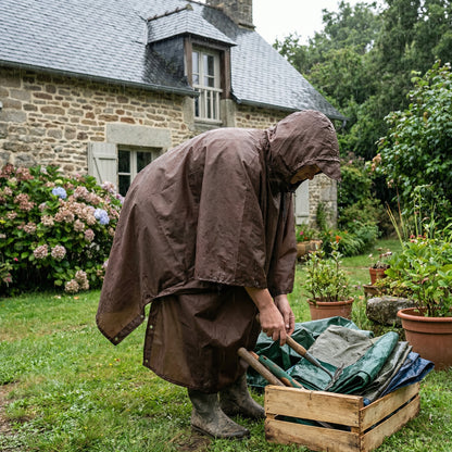 Poncho pluie marron - Horizon Poncho