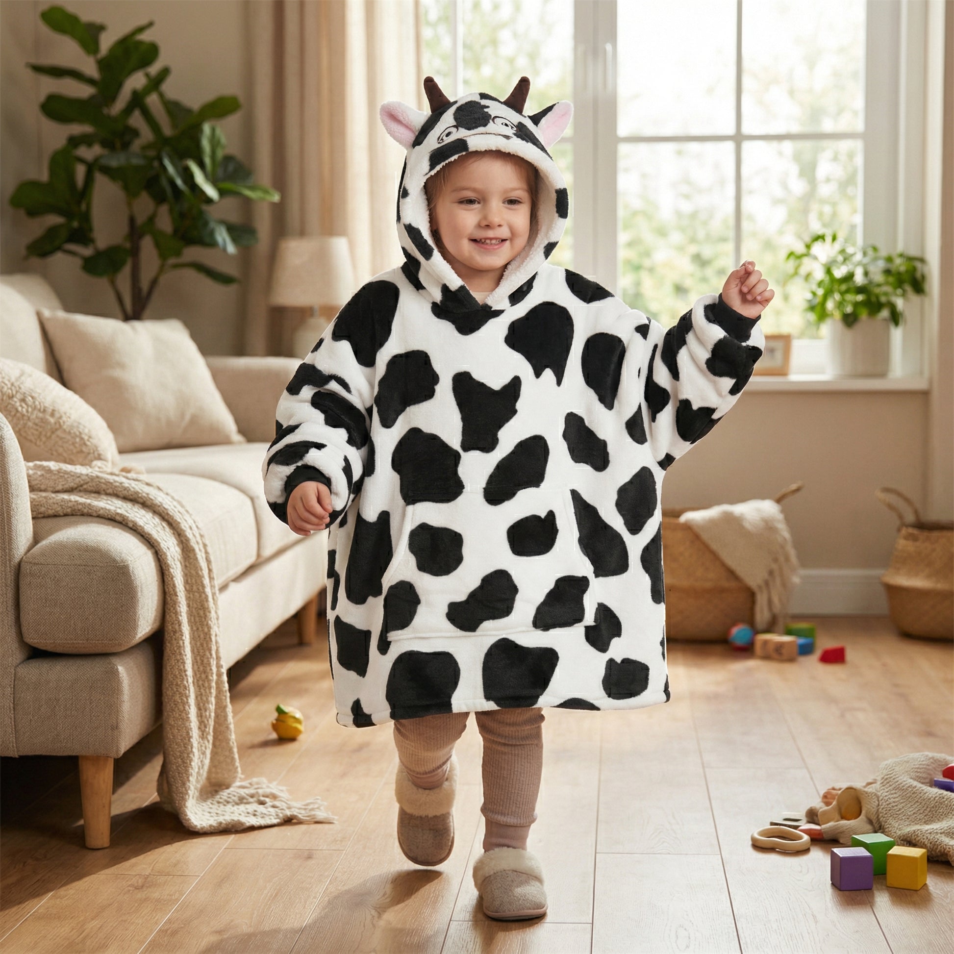 Poncho enfant motif vache - Horizon Poncho
