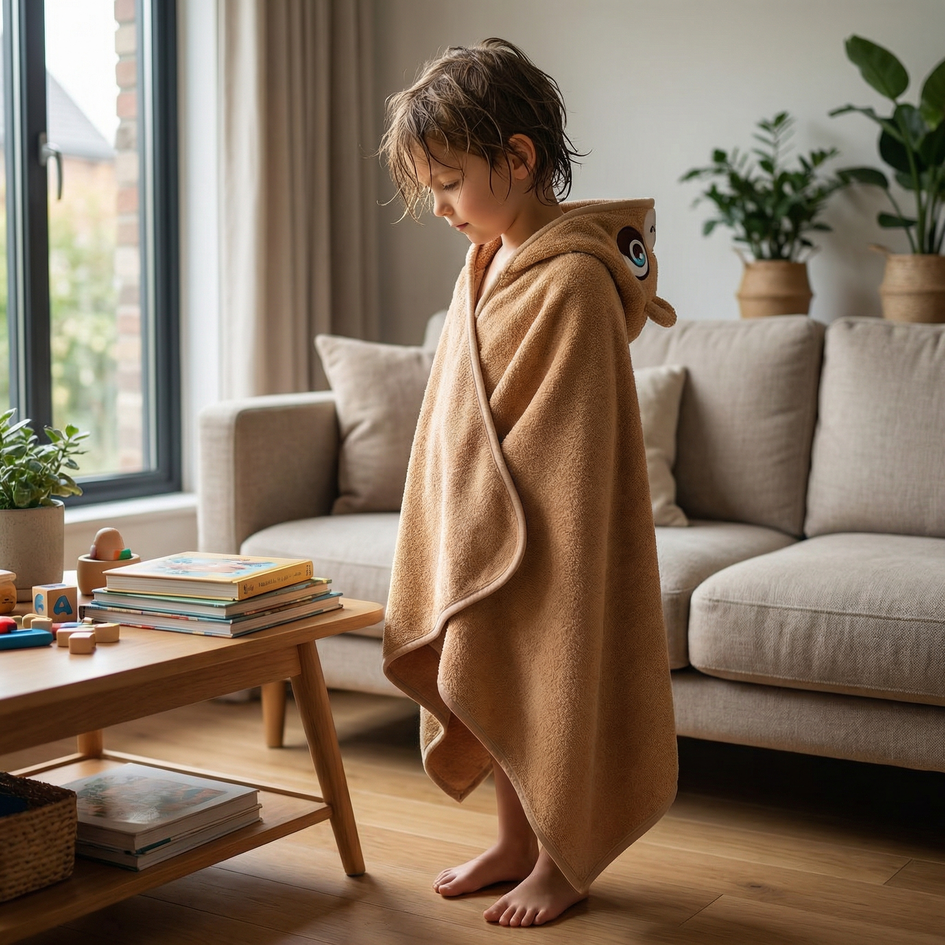 Poncho enfant style raton laveur - Horizon Poncho