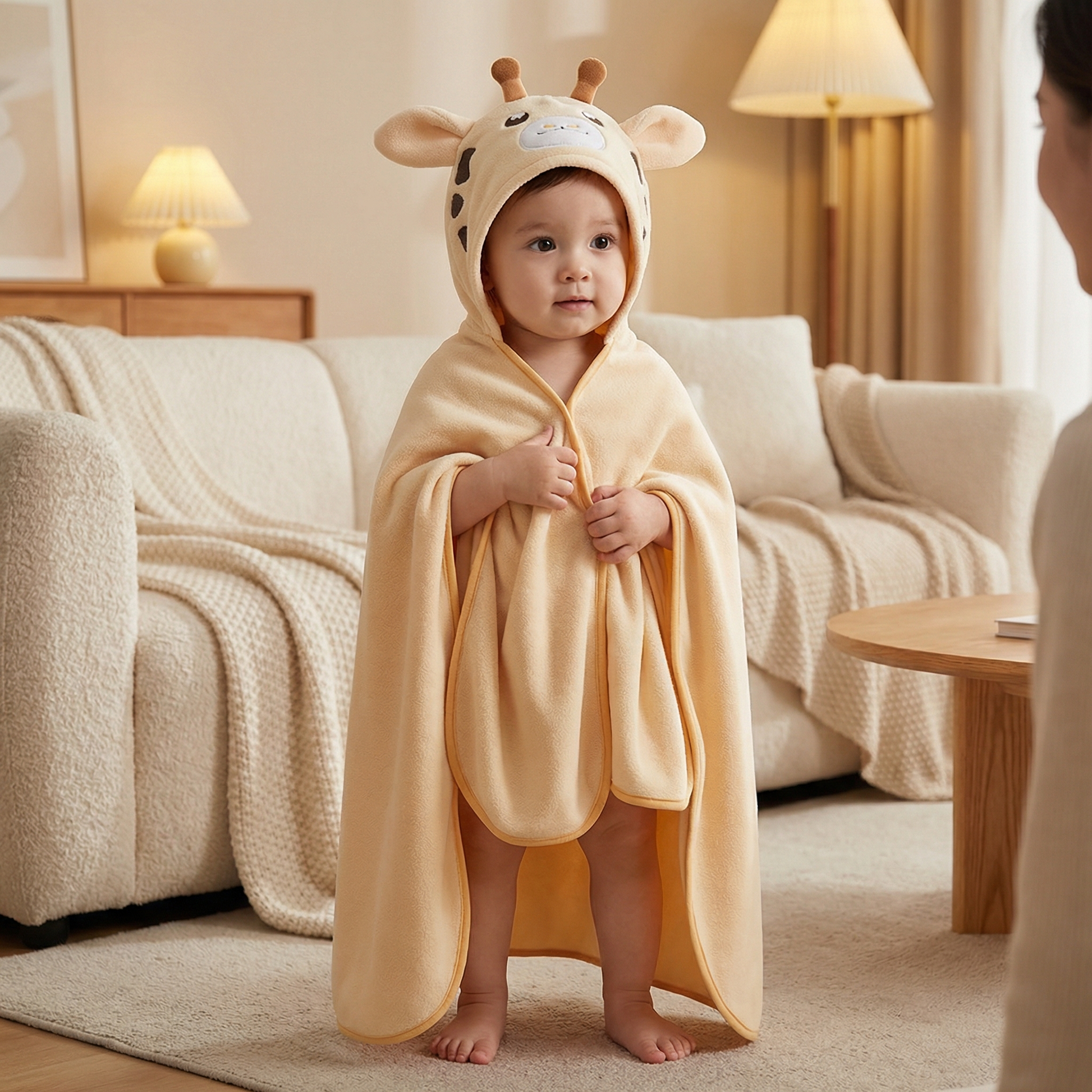 Poncho bébé style girafe - Horizon Poncho