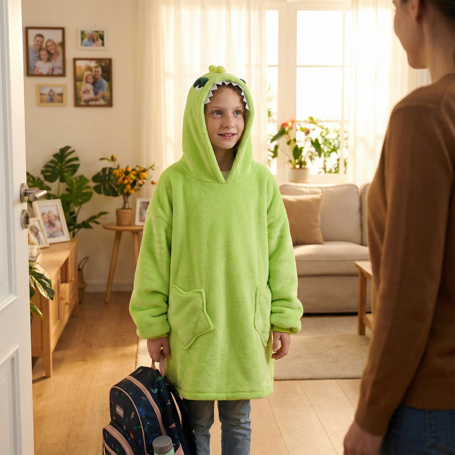 Poncho enfant dinosaure - Horizon Poncho