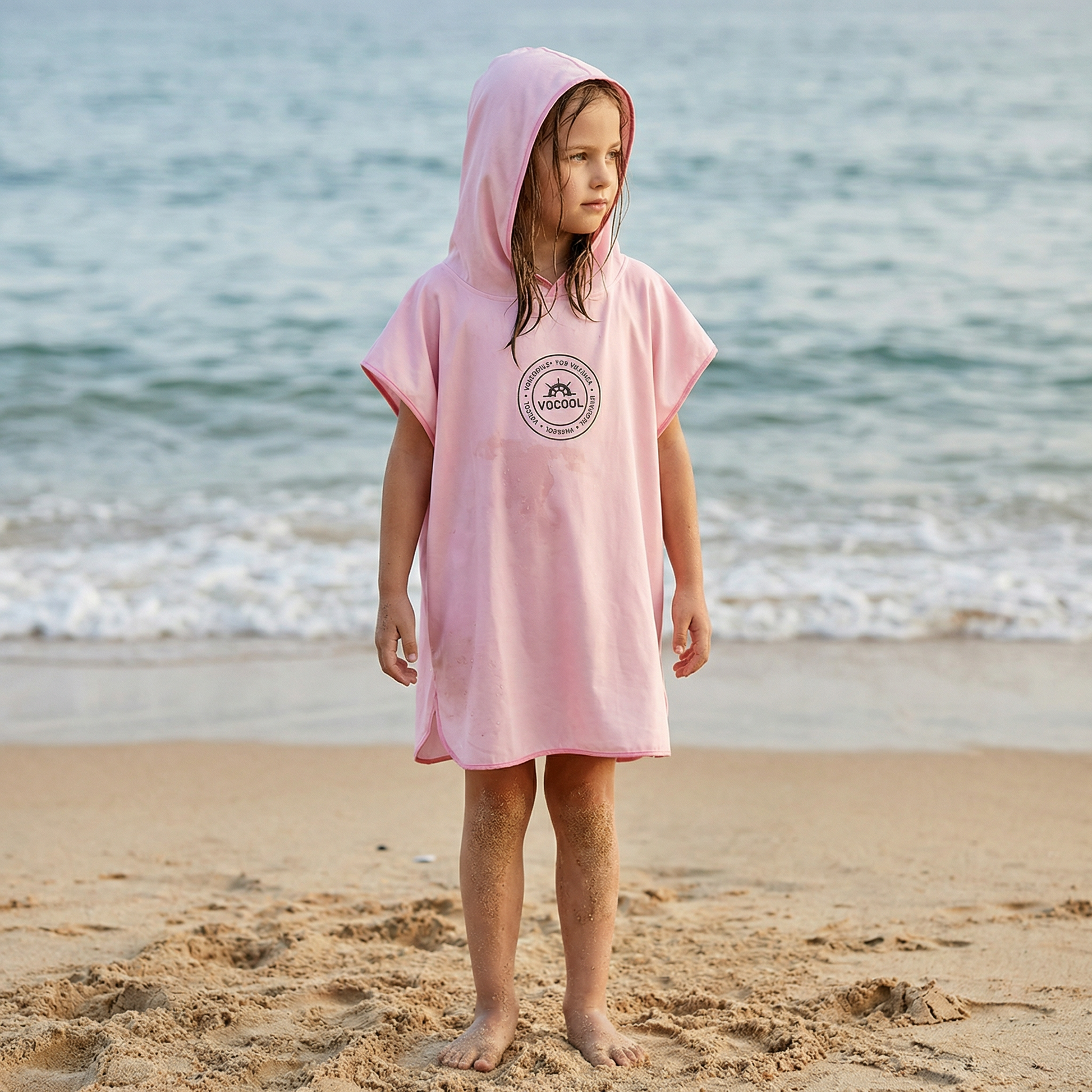 Poncho enfant de plage coloré - Horizon Poncho