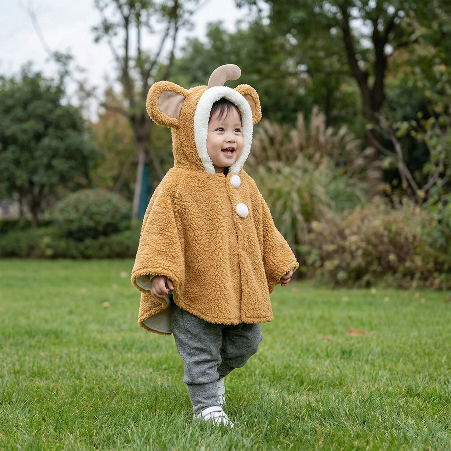 Poncho bébé style éléphant - Horizon Poncho