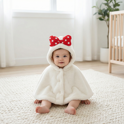 Poncho bébé noeud papillon - Horizon Poncho