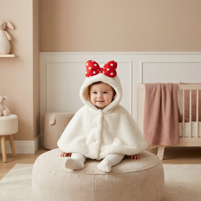 Poncho bébé noeud papillon - Horizon Poncho