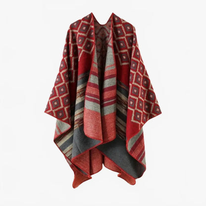 Poncho homme géométrique - Horizon Poncho