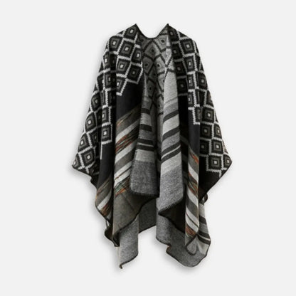 Poncho homme géométrique - Horizon Poncho