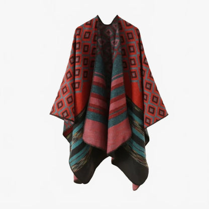 Poncho homme géométrique - Horizon Poncho