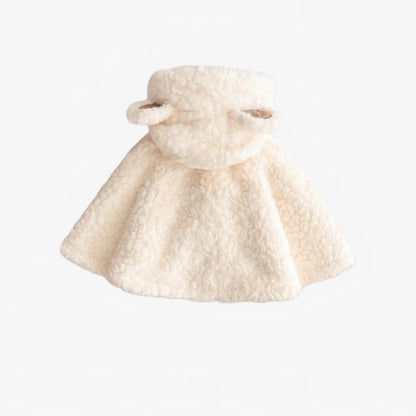 Poncho bébé hiver ourson - Horizon Poncho