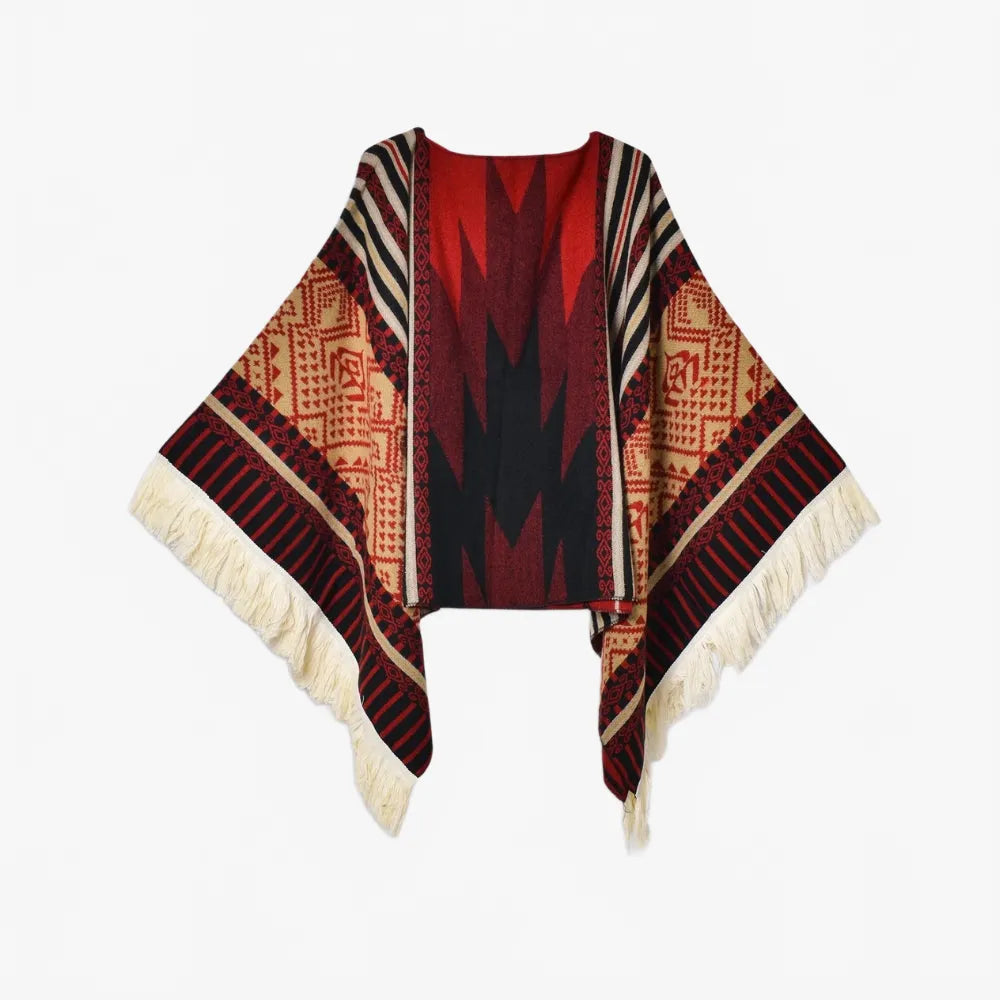 Poncho péruvien chaud - Horizon Poncho