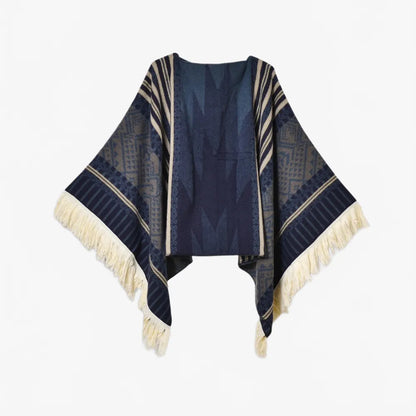 Poncho péruvien chaud - Horizon Poncho