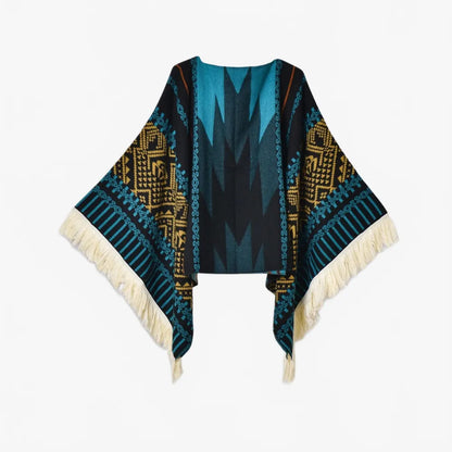 Poncho péruvien chaud - Horizon Poncho