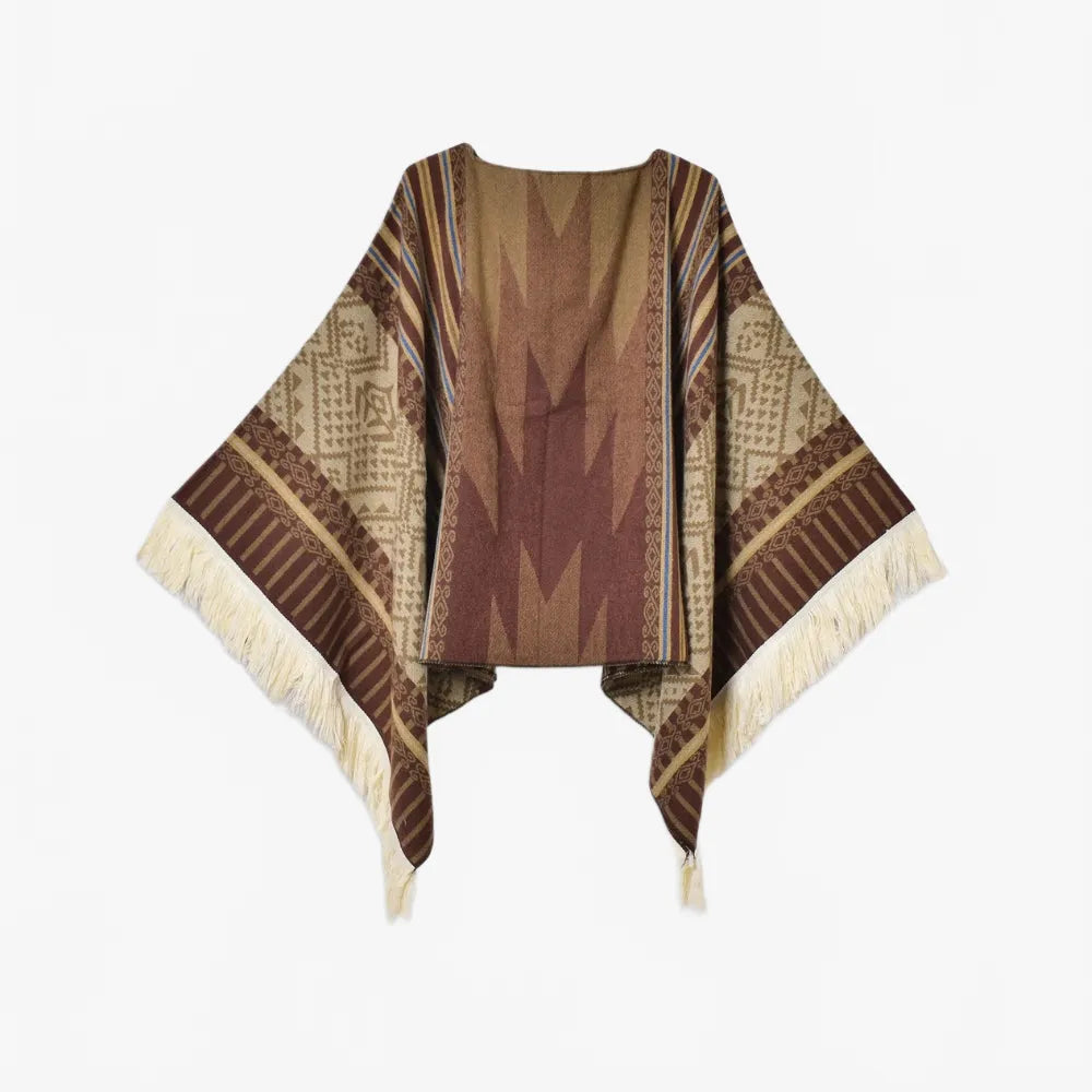 Poncho péruvien chaud - Horizon Poncho